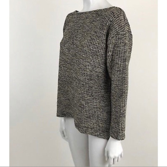 ASOS Size 6 Tweed Caged Open Back Hi Lo Top - Picture 4 of 6